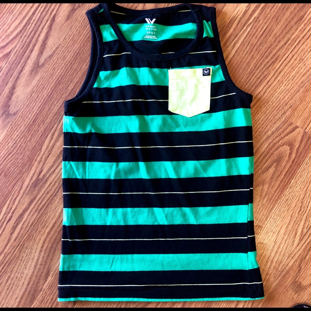 Boys Shaun White Striped Tank - S 6-7
